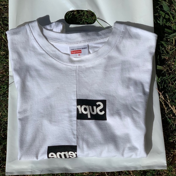 XL Supreme x CDG Split Box Logo - Picture 2 of 6